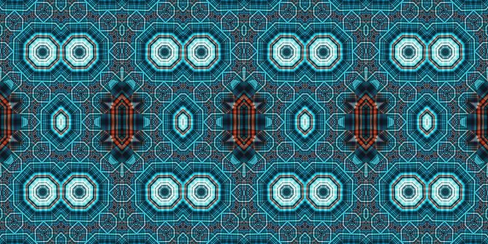 Seamless abstract pattern. the texture of the art is symmetrical Foto stock