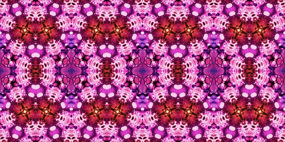 Seamless abstract pattern. the texture of the art is symmetrical Stock Photos