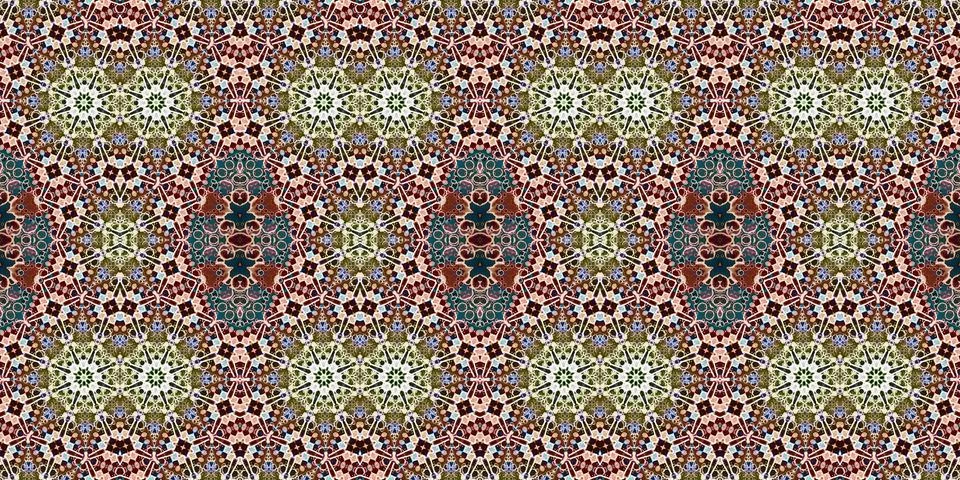 Seamless abstract pattern. the texture of the art is symmetrical Stock Photos