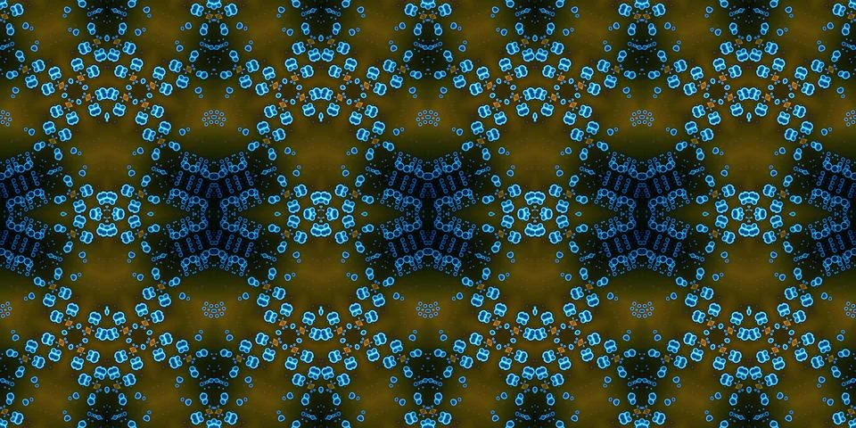Seamless abstract pattern. the texture of the art is symmetrical Stock Photos