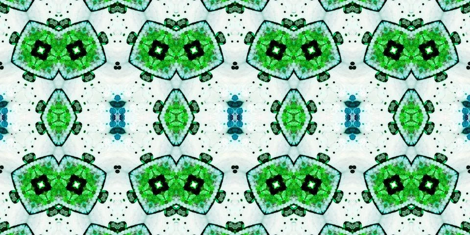 Seamless abstract pattern. the texture of the art is symmetrical Stock Photos