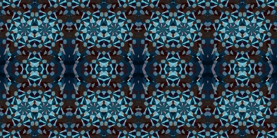 Seamless abstract pattern. the texture of the art is symmetrical Stock Photos