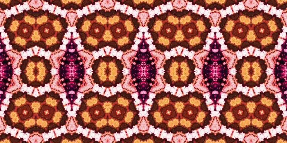 Seamless abstract pattern. the texture of the art is symmetrical 写真素材