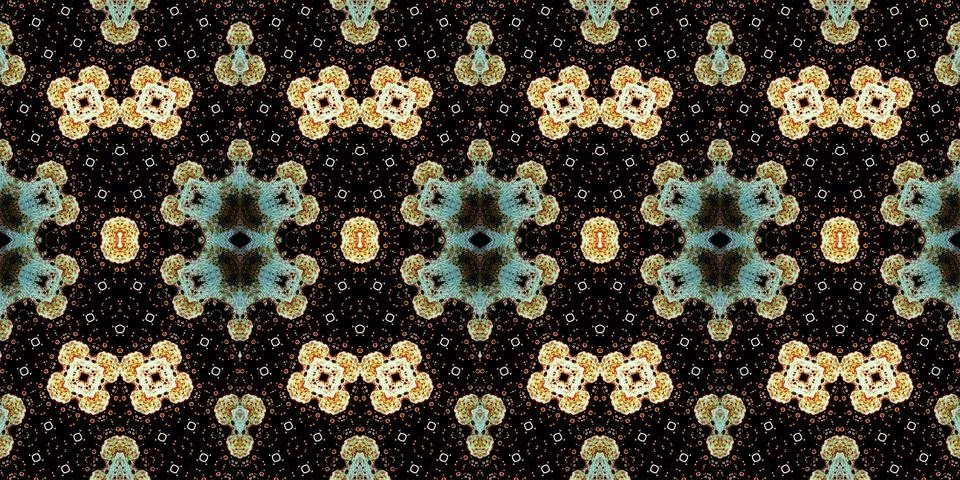 Seamless abstract pattern. the texture of the art is symmetrical Stock Photos