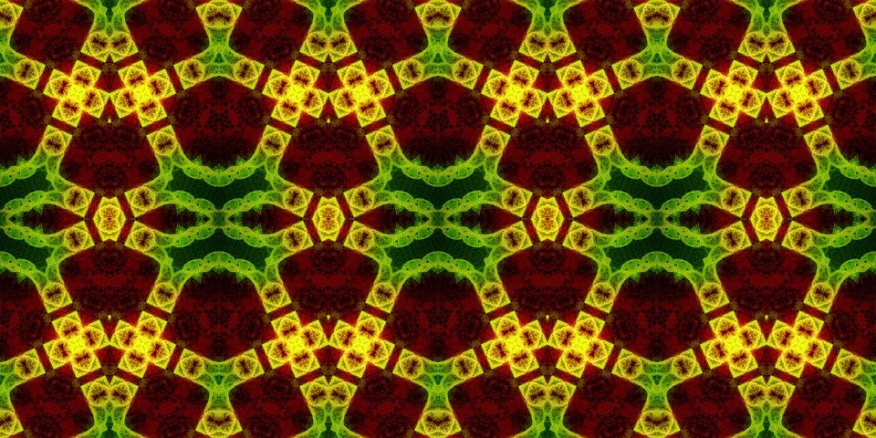 Seamless abstract pattern. the texture of the art is symmetrical Stock Photos