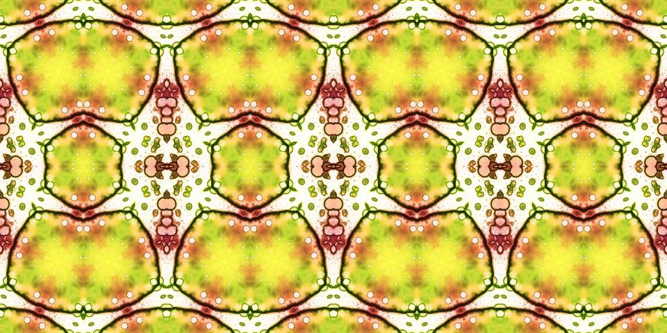 Seamless abstract pattern. the texture of the art is symmetrical Foto stock