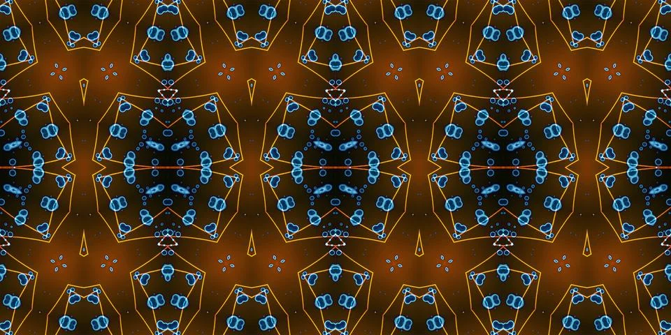 Seamless abstract pattern. the texture of the art is symmetrical Foto stock
