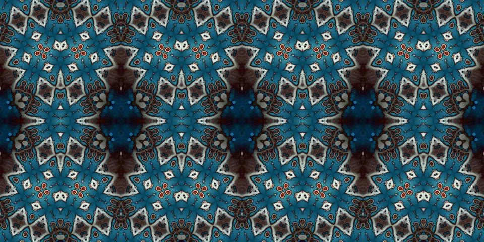 Seamless abstract pattern. the texture of the art is symmetrical 写真素材