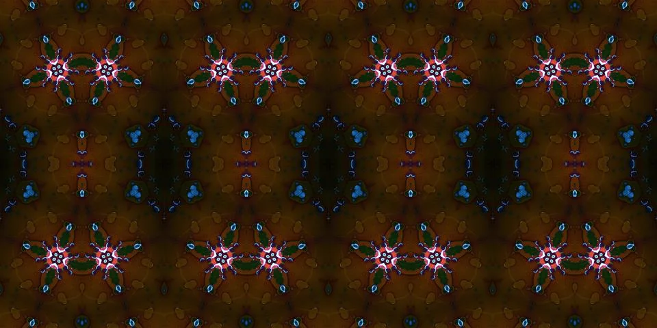 Seamless abstract pattern. the texture of the art is symmetrical Stock Photos