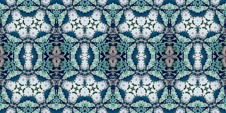 Seamless abstract pattern. the texture of the art is symmetrical Stock Photos