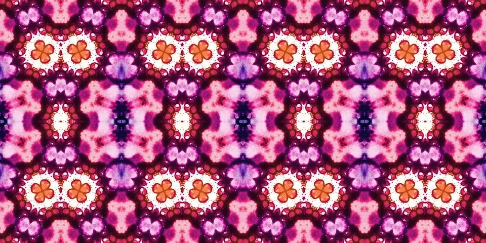 Seamless abstract pattern. the texture of the art is symmetrical Stock Photos