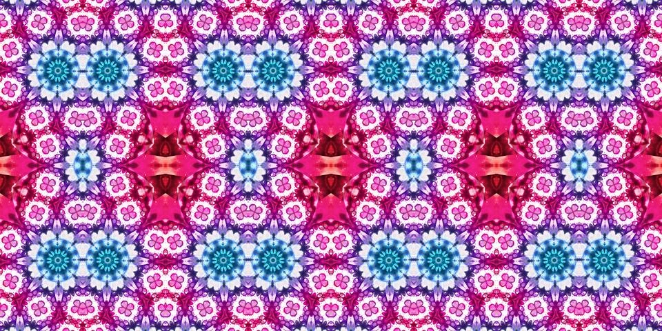 Seamless abstract pattern. the texture of the art is symmetrical Stock Photos
