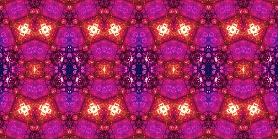Seamless abstract pattern. the texture of the art is symmetrical Stock Photos