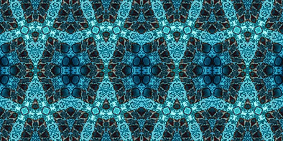 Seamless abstract pattern. the texture of the art is symmetrical Foto stock