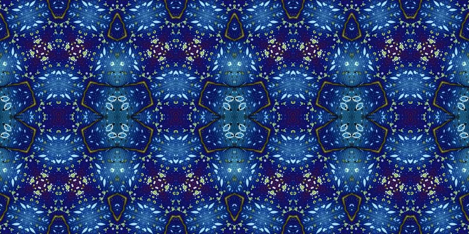 Seamless abstract pattern. the texture of the art is symmetrical Foto stock