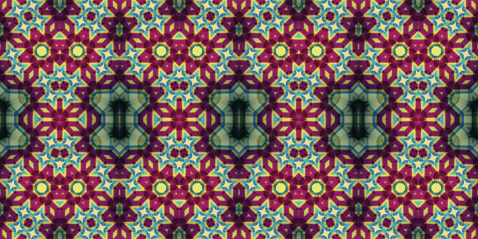 Seamless abstract pattern. the texture of the art is symmetrical Stock Photos