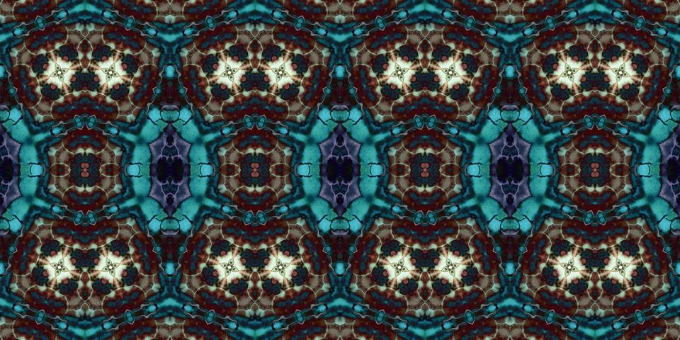 Seamless abstract pattern. the texture of the art is symmetrical Stock Photos