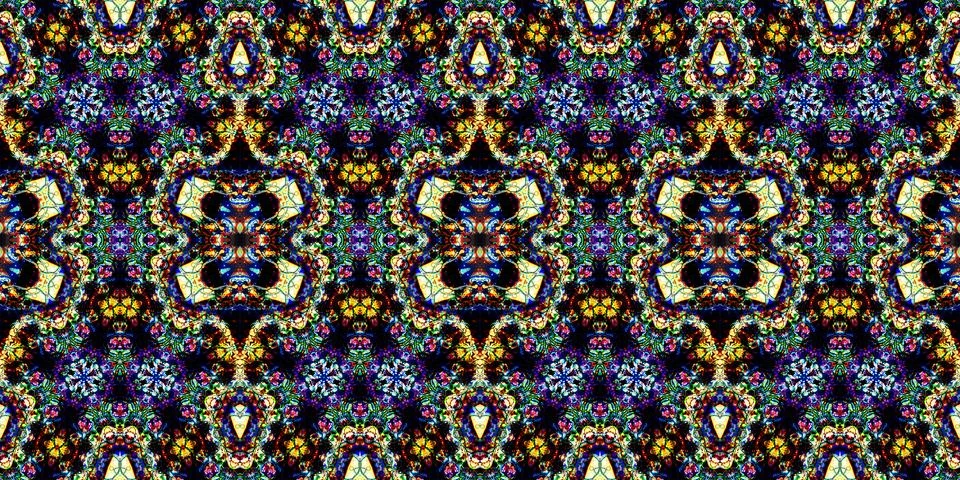 Seamless abstract pattern. the texture of the art is symmetrical Stock Photos