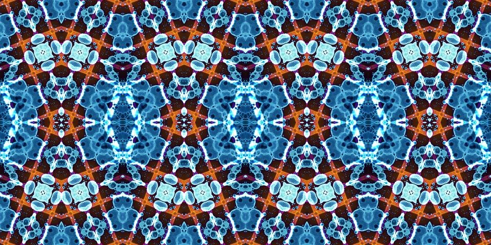 Seamless abstract pattern. the texture of the art is symmetrical Stock Photos