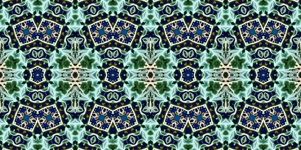 Seamless abstract pattern. the texture of the art is symmetrical Stock Photos