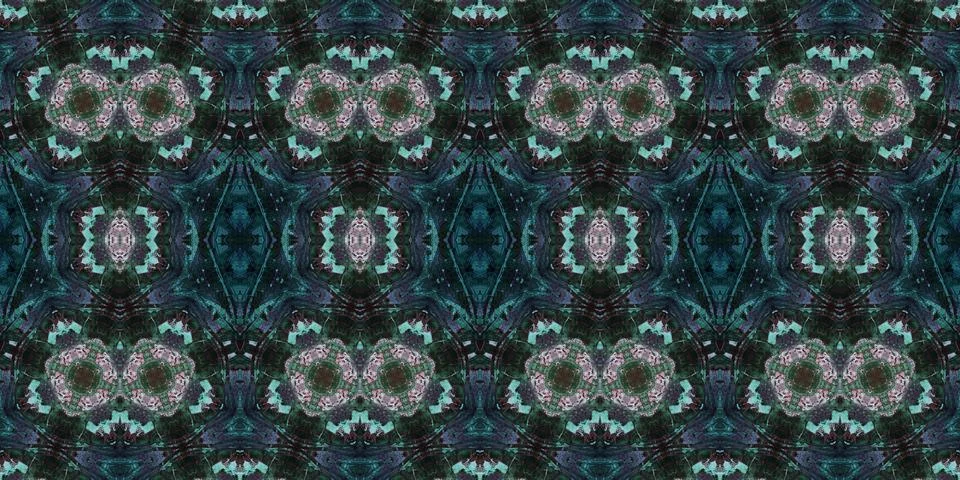 Seamless abstract pattern. the texture of the art is symmetrical 写真素材