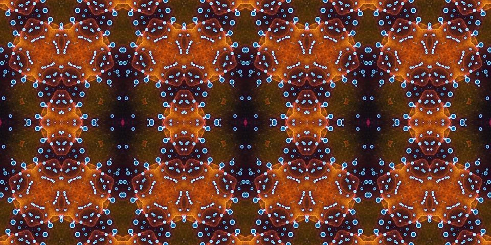 Seamless abstract pattern. the texture of the art is symmetrical Foto stock