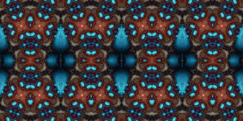 Seamless abstract pattern. the texture of the art is symmetrical Stock Photos