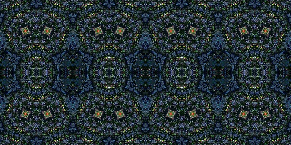 Seamless abstract pattern. the texture of the art is symmetrical Stock Photos