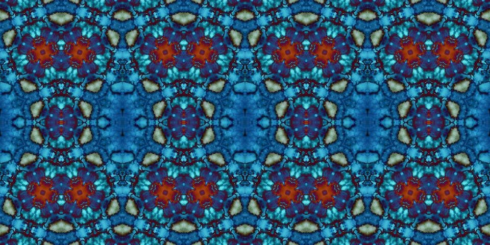 Seamless abstract pattern. the texture of the art is symmetrical Foto stock