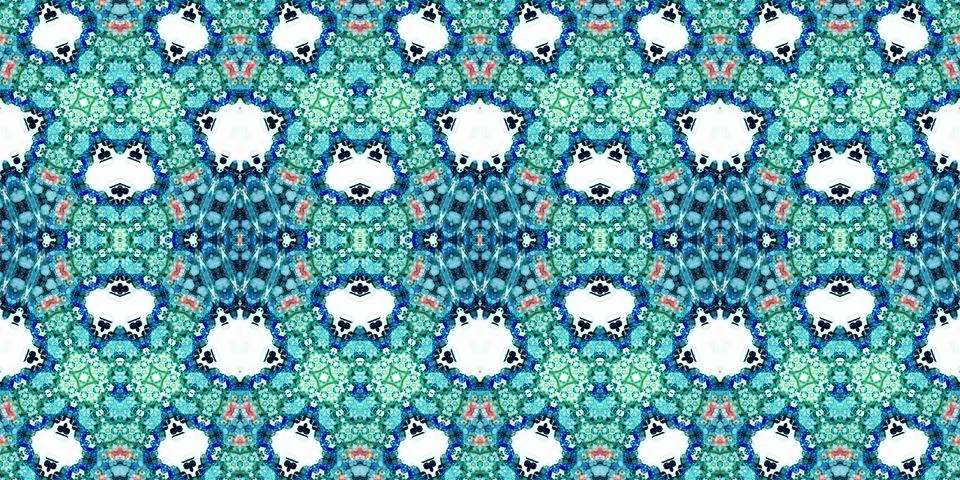 Seamless abstract pattern. the texture of the art is symmetrical Foto stock