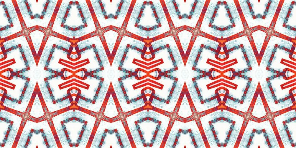 Seamless abstract pattern. the texture of the art is symmetrical Stock Photos