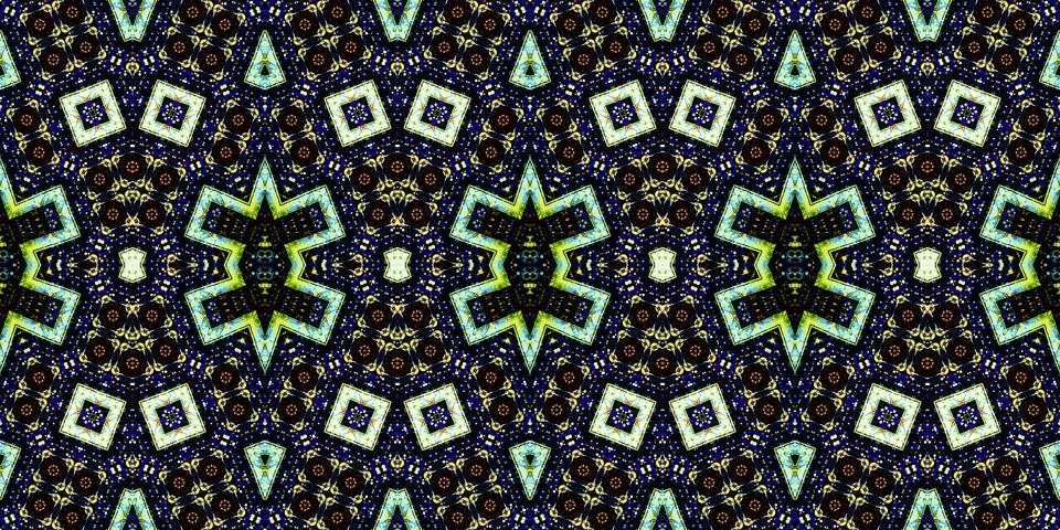 Seamless abstract pattern. the texture of the art is symmetrical Stock Photos
