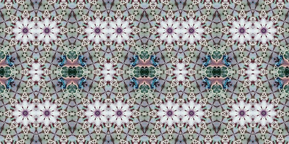 Seamless abstract pattern. the texture of the art is symmetrical Stock Photos