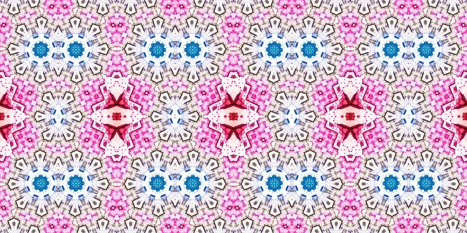 Seamless abstract pattern. the texture of the art is symmetrical Foto stock