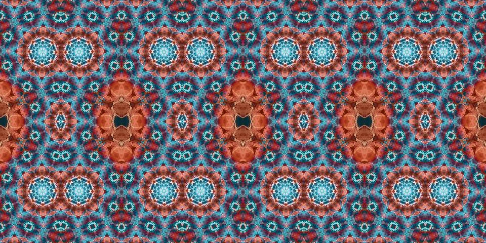 Seamless abstract pattern. the texture of the art is symmetrical Stock Photos
