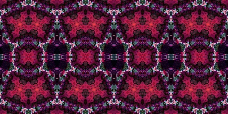 Seamless abstract pattern. the texture of the art is symmetrical Foto stock