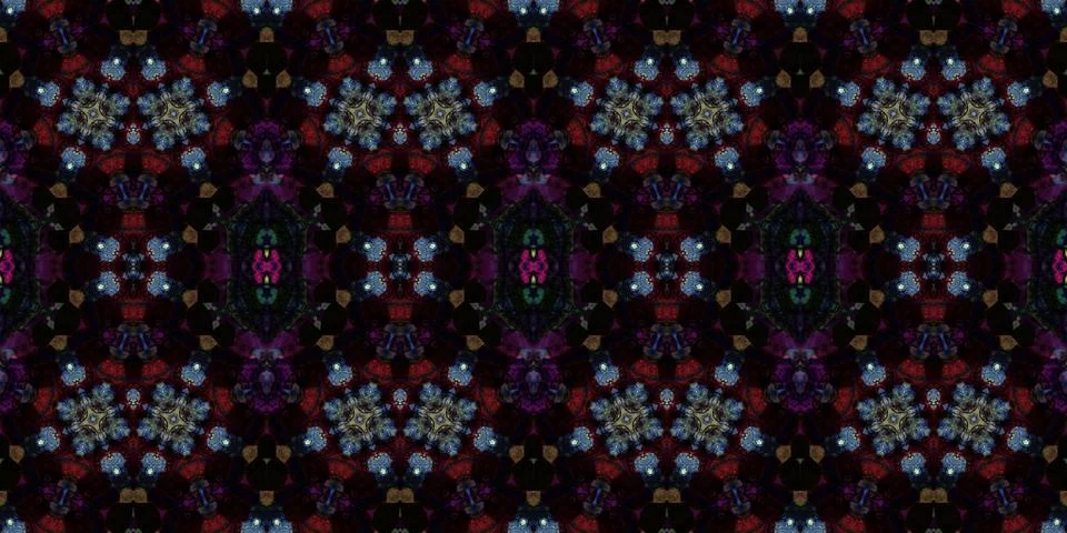 Seamless abstract pattern. the texture of the art is symmetrical Stock Photos
