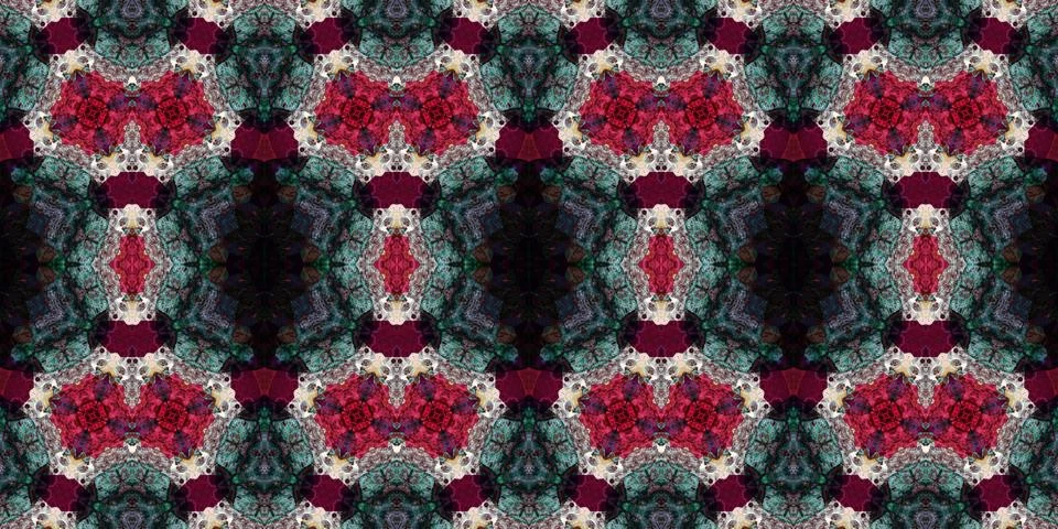 Seamless abstract pattern. the texture of the art is symmetrical Stock Photos