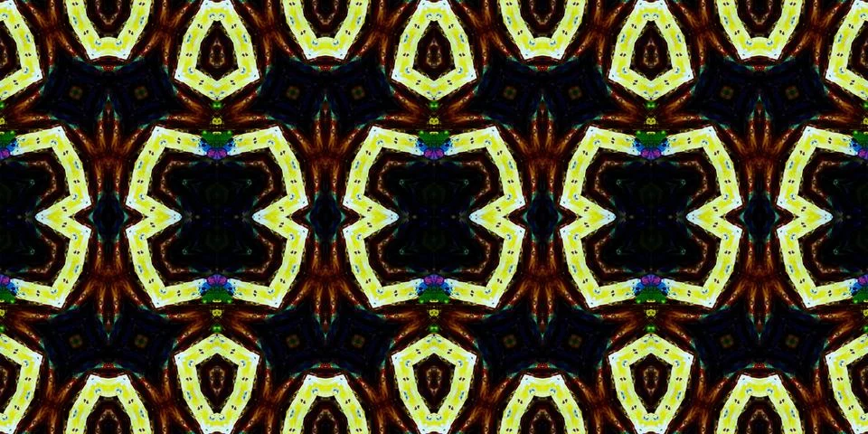 Seamless abstract pattern. the texture of the art is symmetrical Stock Photos