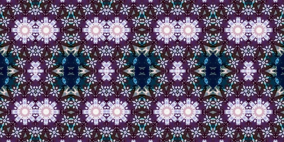Seamless abstract pattern. the texture of the art is symmetrical Stock Photos