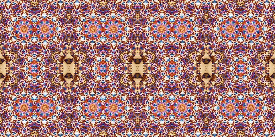 Seamless abstract pattern. the texture of the art is symmetrical Stock Photos