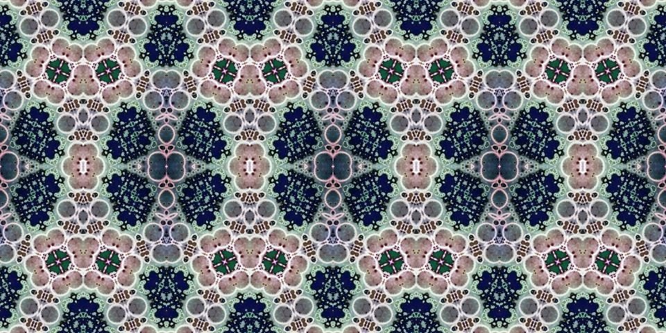 Seamless abstract pattern. the texture of the art is symmetrical Stock Photos