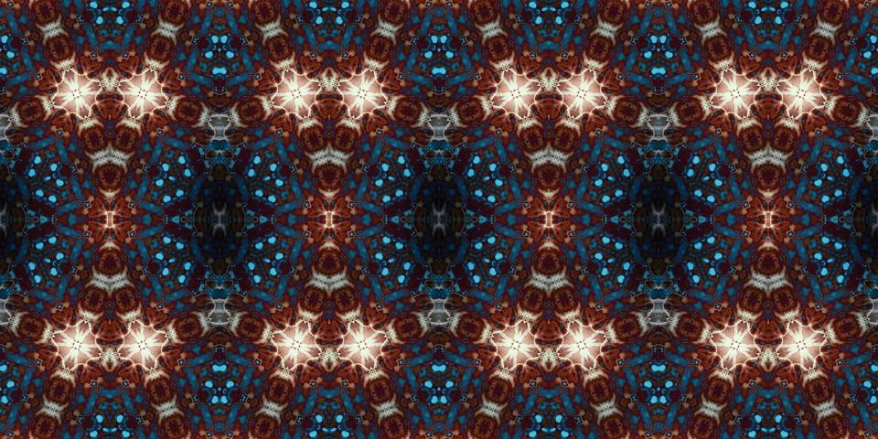 Seamless abstract pattern. the texture of the art is symmetrical Stock Photos