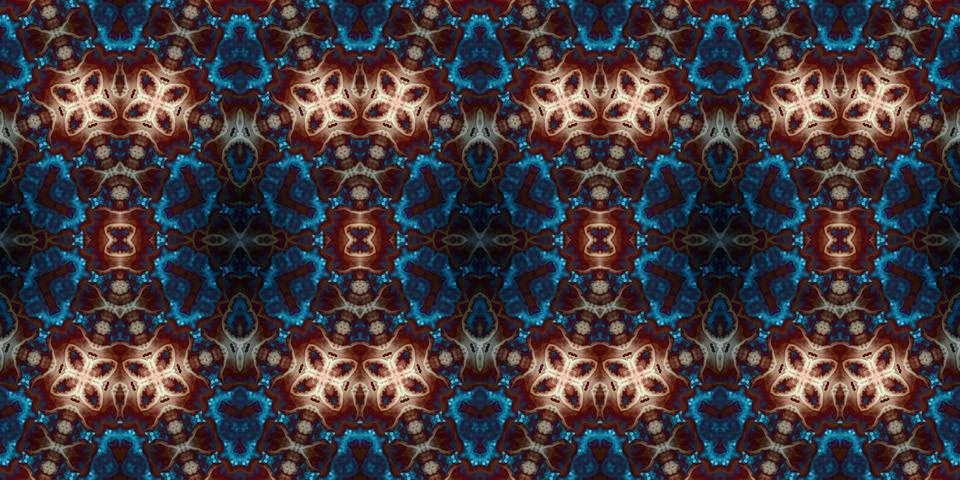 Seamless abstract pattern. the texture of the art is symmetrical Stock Photos