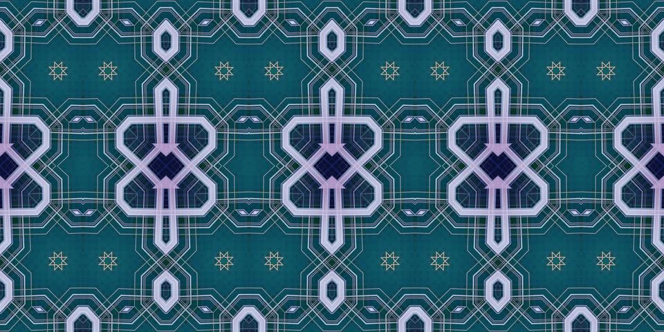Seamless abstract pattern. the texture of the art is symmetrical Stock Photos