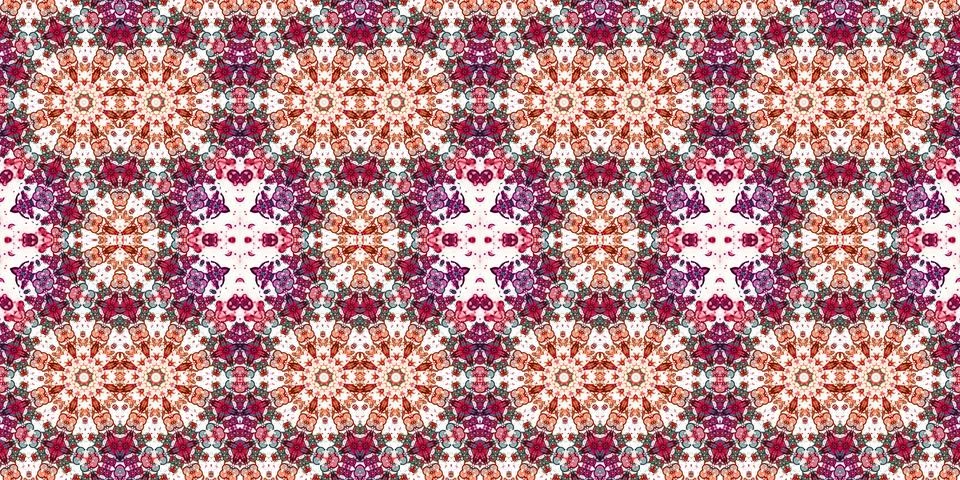 Seamless abstract pattern. the texture of the art is symmetrical Stock Photos