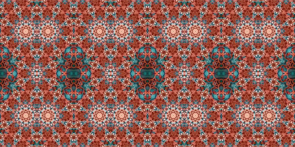 Seamless abstract pattern. the texture of the art is symmetrical Foto stock