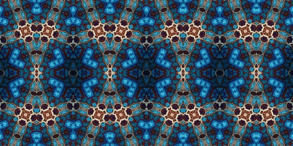 Seamless abstract pattern. the texture of the art is symmetrical 写真素材
