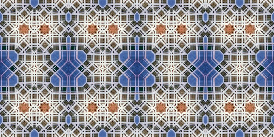 Seamless abstract pattern. the texture of the art is symmetrical 写真素材