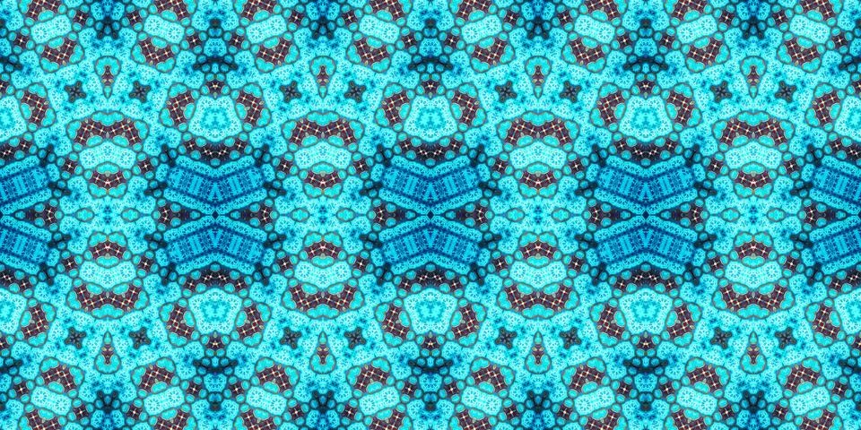 Seamless abstract pattern. the texture of the art is symmetrical Stock Photos